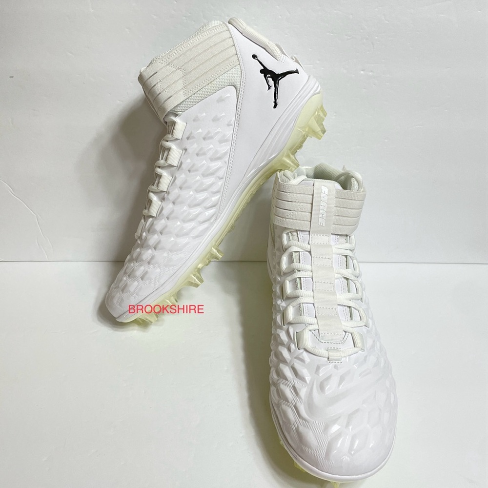 Nike Air Jordan Force Savage Pro 2 Football Cleats White Size 13 CV1663-103 NWOB